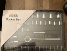 Halfords Essentials 50pc Socket Set Brand New Sealed