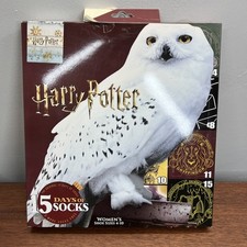 Women's Harry Potter Owl 15 Days of Socks Advent Calendar Gift Set - One Size