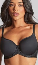 Image of Panache Cari UK 34H Wired Balcony Spacer Smooth Tshirt J Hook RacerBlack Bra