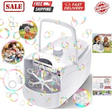 Bubble Machine, Automatic 18000 Per Minute Big Bubbles Blower Maker for Kids...