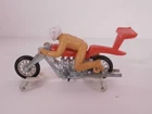 Vintage Hot Wheels Redline 1970 High Tailer Motorcycle, Complete w/Button