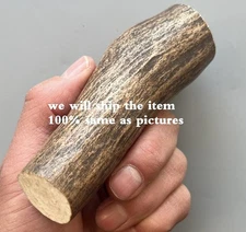 1 PC Solid Moose Antler Stag Taper Roll Knife Scale Handle Raw Materials