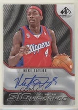 2009-10 SP Game Used Significance Auto Mike Taylor #S-MT Auto