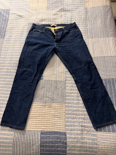 Tobacco Motorwear Raw Selvedge Riding Jeans Denim Kevlar Lined Motorcycle 38x32