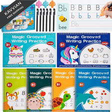 Magic Grooved Writing Practice, Tiny Thinkers Reusable Indented Large