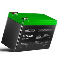 New 12V 7.0AH LiFePO4 Battery Energy Rechargeable Lithium Batteries Home Energy
