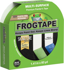 Multi-Surface Painters Tape with PAINTBLOCK, 1.5 Inch Wide 1.41 In. X 60 Yds ,