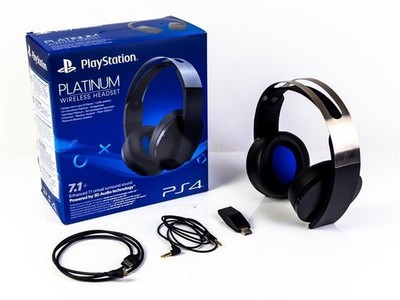 Sony Playstation 4 - PLATINUM WIRELESS HEADSET 7.1 + 3D - Schwarz PS4