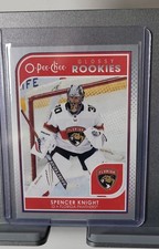 2021-22 Upper Deck Series 1 - O-Pee-Chee Glossy Rookies Spencer Knight #R-1 (RC)