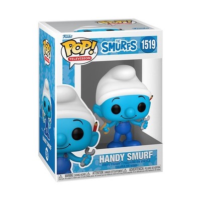 Funko POP! TV: Papa Smurfs - Handy Papa Smurf - Vinyl-Sammelfigur - Geschenkidee