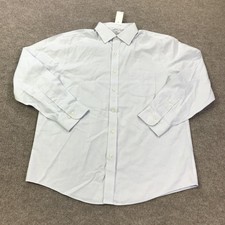 Brooks Brothers Dress Shirt Mens 15.5 32/33 Light Blue Check 1818 Non Iron