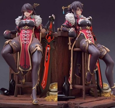 Beidou Unpainted 3D Printing Resin Kits Figure 5.9in 9.8in Game Model Gk set