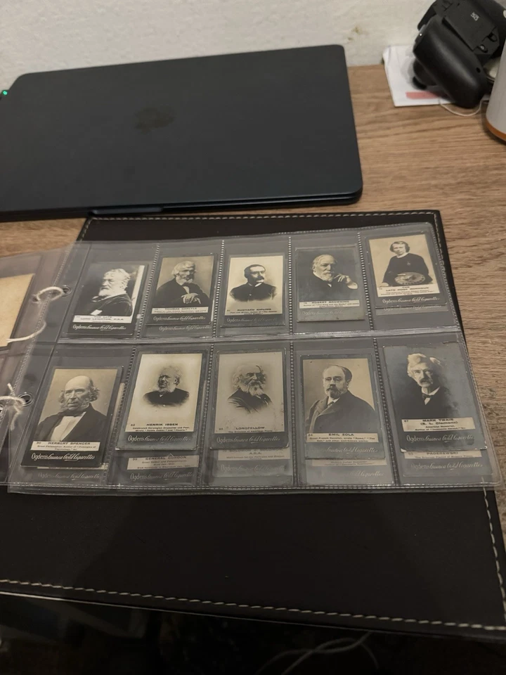 OGDENS GUINEA GOLD CIGARETTE CARDS. FAMOUS PEOPLE ALL LISTED - Image 2 of 4