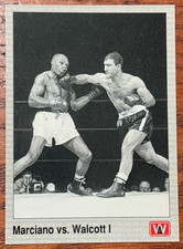 NR-MINT TO MINT 1991 ALL WORLD BOXING ROCKY MARCIANO VS JOE WALCOTT I-AGT1425