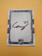 Clarke Caswell Signed 2024 NHL Draft Card Seattle Kraken University Of Denver 