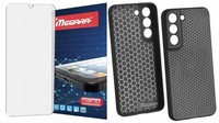Megara Hybrid Schutzglas + Case FüR Samsung Galaxy S22 GehäUse