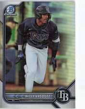 2022 Bowman Draft #BDC-40 Willy Vasquez Chrome Refractor