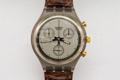 Swatch Chrono 1991 - SCM100 - Goldfinger - Neu
