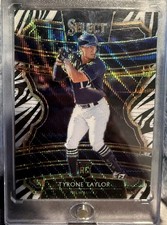 2020 Select Tyrone Taylor ZEBRA PRIZM SSP CASE HIT Rookie Card No. 20 ?. rookie card picture