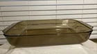 Vtg. Pyrex #232-N Amber Glass13 x 8 x 2 Inches2L Casserole/Baking Dish MM-34