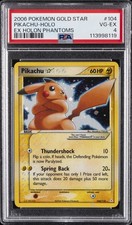 2006 POKEMON EX HOLON PHANTOMS GOLD STAR #104 PIKACHU-HOLO PSA 4 on eBay