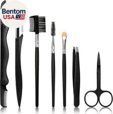 Eyebrow Razor, 7 in 1 Brow Kit, Eyebrow Trimmer Set Including Brow Razors, Brush