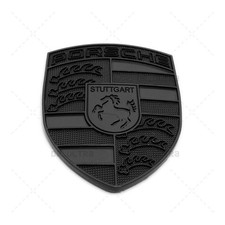 Front Hood Gloss Black Edition Badge Emblem For Porsche 911 Cayenne Cayman Macan Front Hood Gloss Black Edition Badge Emblem For Porsche 911 Cayenne Cayman Macan