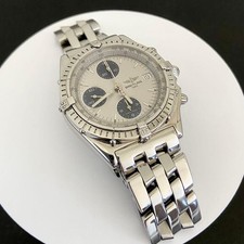 BREITLING Watch Chronomat Men's Stainless Steel Silver/Black Dial Automatic 9