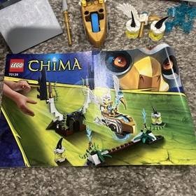 Lego Legends of Chima: Sky Launch #70139 ~ 100% Complete w Manual (No Cards/Box)