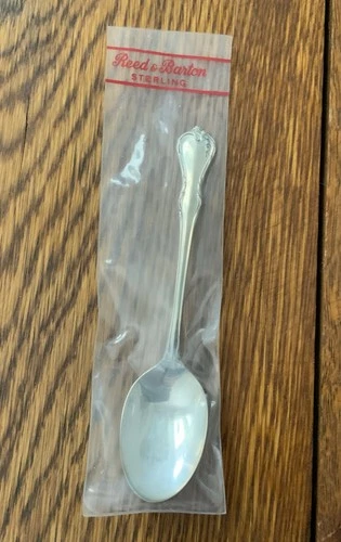 Reed and Barton Sterling  ROSE CASCADE Infant Spoon NEW 4 1/4”