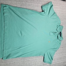 Polo Ralph Lauren Polo Shirt Mens XL Green Classic Fit Pony Logo Pique Casual