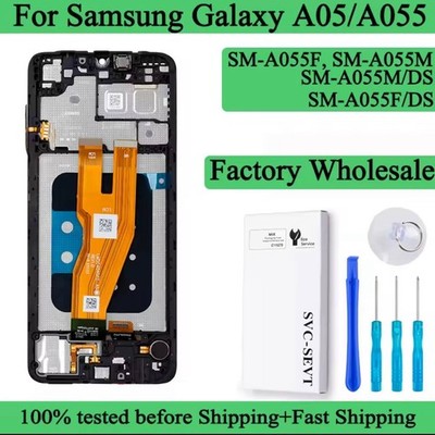 Original Samsung Galaxy A05 A055F Display Touchscreen Bildschirm Rahmen Schwarz
