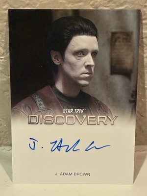 Star Trek Discovery Season 5  J. Adam Brown as Fred Auto Autograph