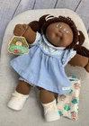 1984 Coleco Cabbage Patch Kids AFRICAN AMERICAN Girl Doll Outfit Diaper Vintage
