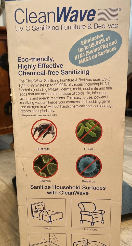 Verilux VH07WW1 CleanWave Sanitizing Portable Vacuum - Image 2 of 4