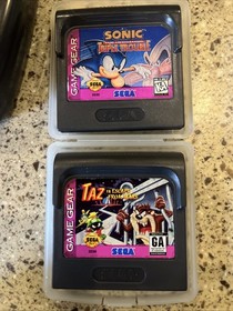 Sega Game Gear Handheld - With Battery Pack and Carrying Case 2 Games