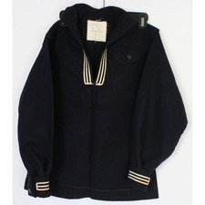 Vintage US Navy Crackerjack Jumper Vietnam Era Wool Sailor Top 36R