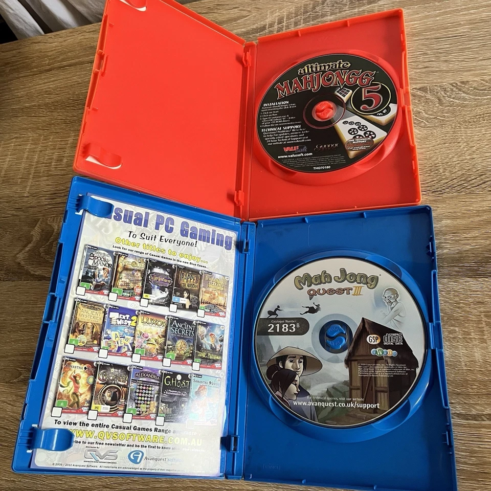 Ultimate Mahjong 5 (2002) Mahjong Quest 3 (2009) Vintage PC CD ROM Computer Game - Image 4 of 4