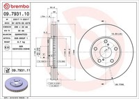 2X Brembo Bremsscheibe 09.7880.75 FüR VW Audi Seat Skoda