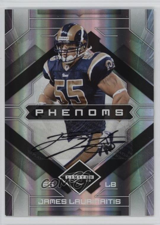James Laurinaitis Donruss Limited #177 Autograph