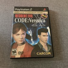 Resident Evil Code: Veronica X 5th Anniversary Edition PS2 (Manual, Demo)