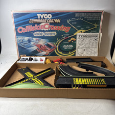 Tyco 6804 Command Collision Race Track Set Nite Glow Slot Car - Untested