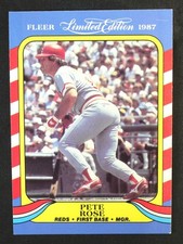 1987 FLEER PETE ROSE Limited Edition Baseball Card #36