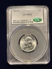 1952-D SILVER Washington Quarter MS63 CAC 🔥🔥🔥⭐️⭐️⭐️A11