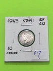 1943 Canadian 10c Dime .8 Silver George VI  AG  HIGHER GRADE.  TRENDING AT $8