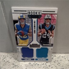 2024 Panini Contenders Rookie Ticket Dual Swatches Blake Corum Jonathon Brooks