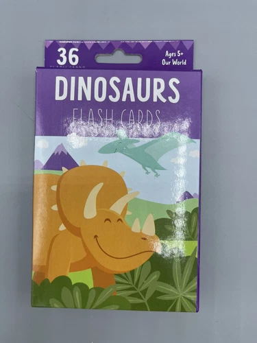 Bendon Dinosaurs Our World Flash Cards 36 Flashcards  New