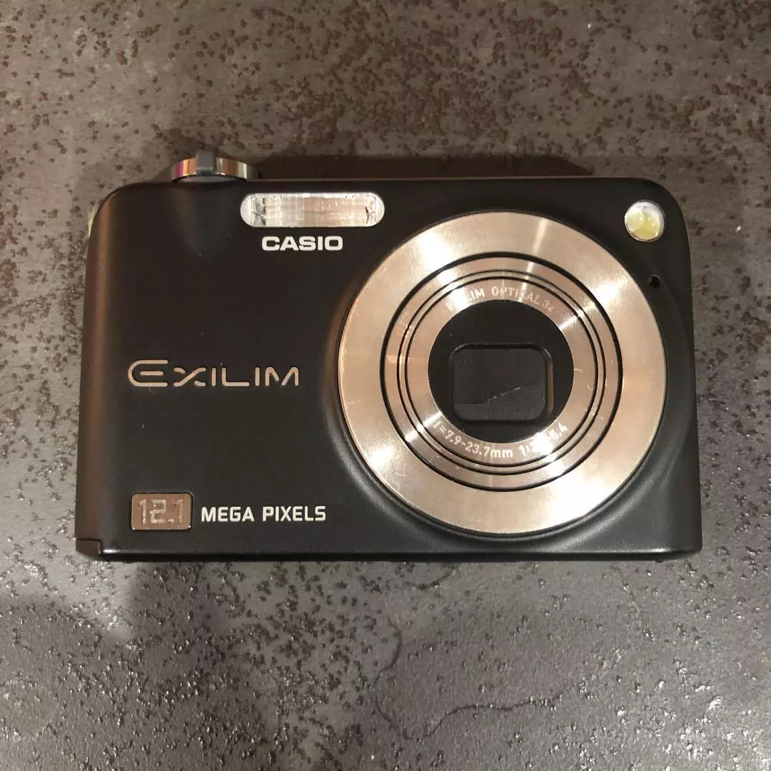 evolutie protest Vlieger CASIO EXILIM EX-Z1200 Digital Camera Black 12.1MP Optical Zoom 3x EX-Z1200BK  | eBay