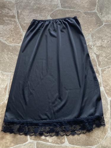 Dupont Antron III Schwarz 100% Nylon Antistatisch Antihaft Halbslip S