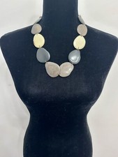 Tagua Nut Necklace, Adjustable, Statement Necklace